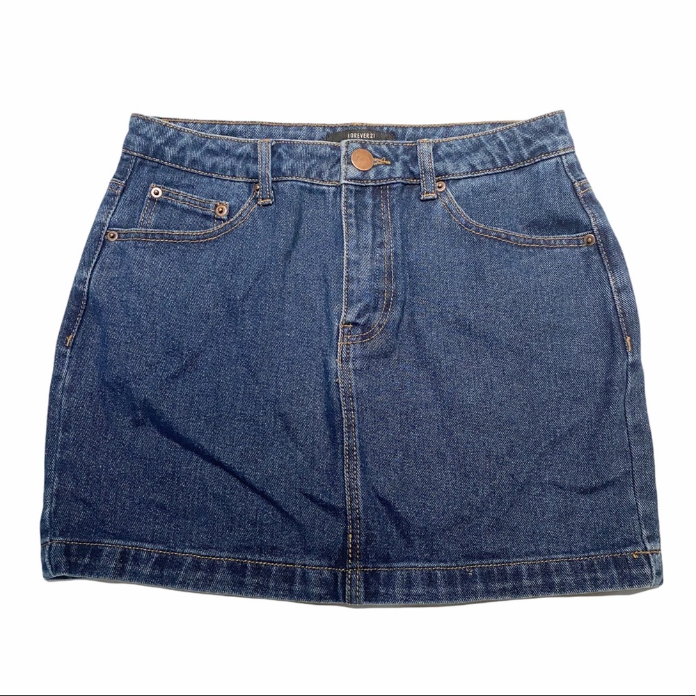 Forever 21 Denim Skirt Juniors Size M
